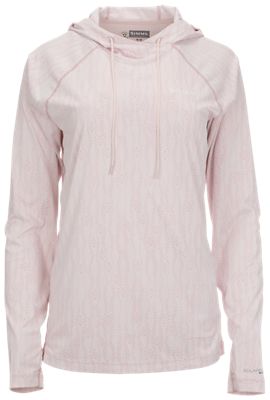 Simms Bugstopper Solarflex Long-Sleeve Hoodie For Ladies - Lily Pad Cloud Pink - S