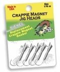 Leland's Crappie Magnet Replacement Jig Heads, Nickel - Holiday Gift