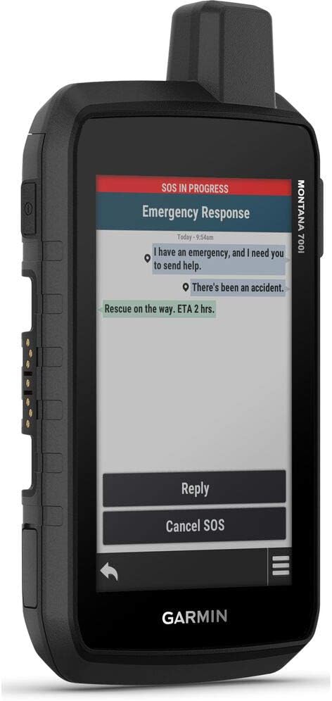 Garmin Montana 700i Rugged GPS Handheld with Built-in inReach Satellite Technology Glove-Friendly 5" Color Touchscreen