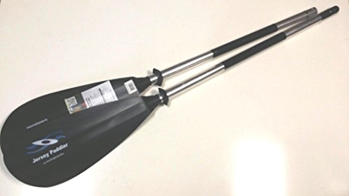 787861 230 Cm Whisper Snap-Button Kayak Aluminum Paddle, Black - 2 Piece