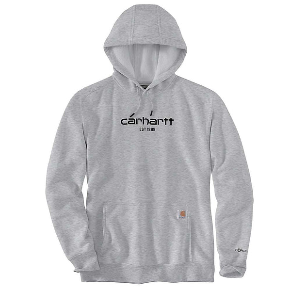 Carhartt Men'S Lightweight Fastdry Graphic Logo Hooded Work Sweatshirt