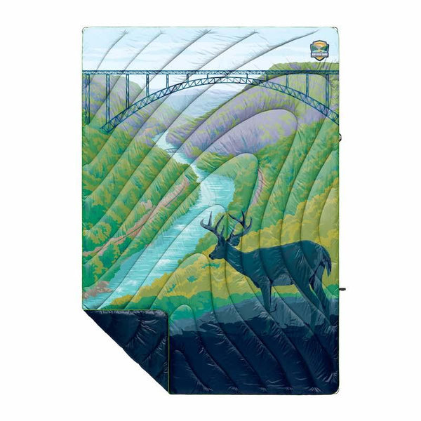 Rumpl Original Puffy Blanket New River George 1 Person TPPB-NRG-1