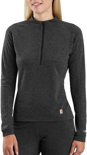 Carhartt Force Heavyweight Quarter-Zip Thermal Base Layer Long Sleeve Shirt Women's