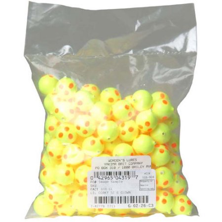 Yakima Worden's Lil' Corky, 100pc, 5/8", Size 6, Clown