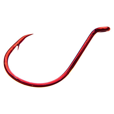 Eagle Claw Lazer Sharp L1 Salmon/Steelhead Octopus Hook - Red - 4/0 - 34 Pack