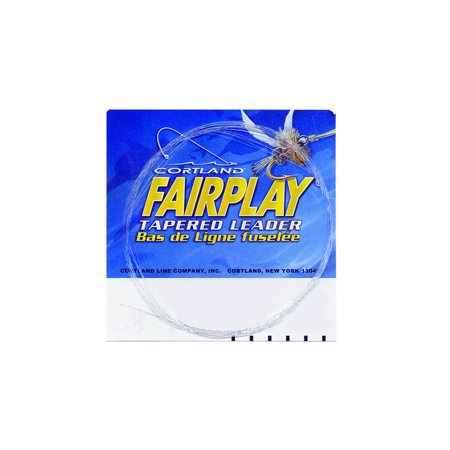 Cortland Fairplay Leaders 6X 9  2.5lb Pack of 12  605237