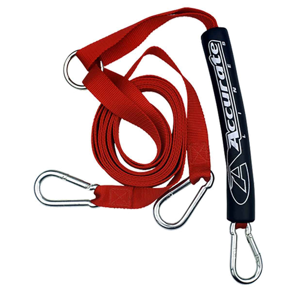 Hyperlite 67201035 Nylon Webbing Boat Tow Harness Red