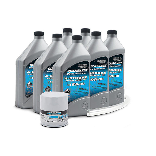 Oil Change Kit, 10W-30, Mercury V6/V8 4-Stroke Engines