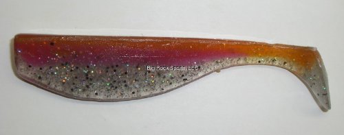 Aa Worm 5Ss135 5" Super Shad #135 Bleeding Bait