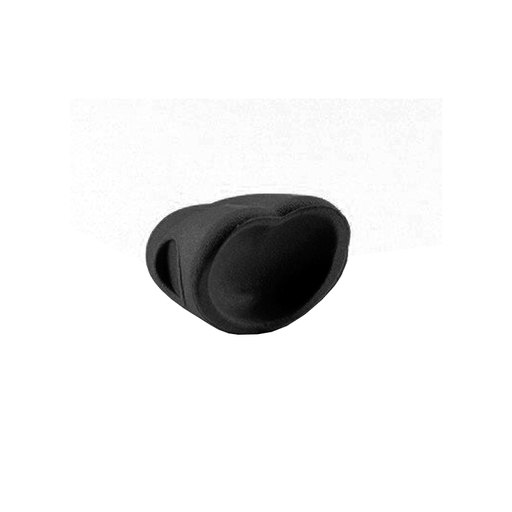 Surface Seducer Double Barrel Popper &Slider Body - Black - S - #6 Hook