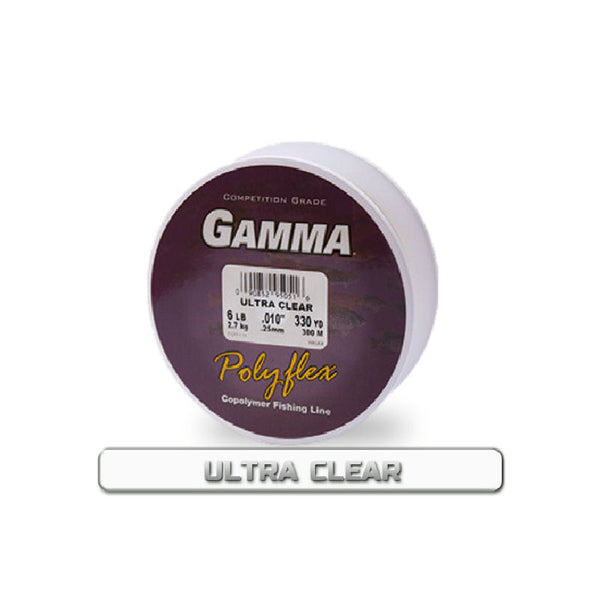 Gamma Polyflex High-Performance Copolymer Line | 6 Lb.; Ultra Clear; Filler