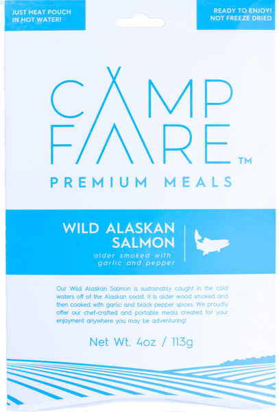 Campfare Wild Alaskan Salmon, Alder Smoked With Garlic And Pepper