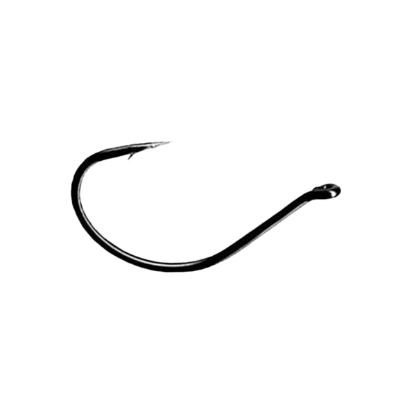 Gamakatsu 50410-25 Split Shot/Drop Shot Hook Size 1 Needle Point Ringed Eye NS Black 25 per Pack