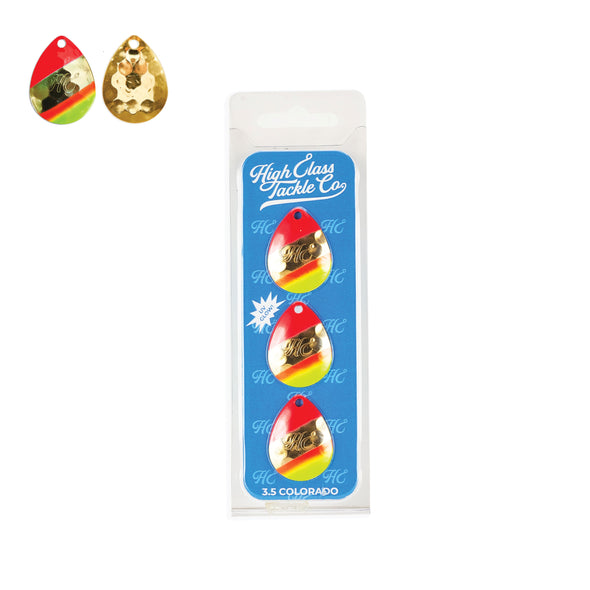 High Class Tackle 3-Pack 3.5 Colorado Blades