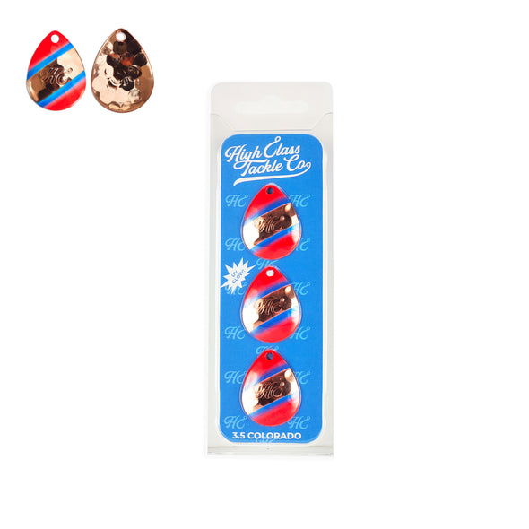 High Class Tackle 3-Pack 3.5 Colorado Blades