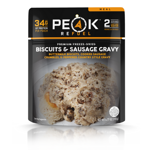 Peak Refuel Biscuits & Sausage Gravy