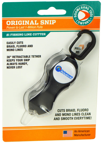 Boomerang Tool Fisherman'S Logo Braided Fishing Line Snipper