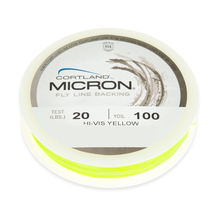 Cortland Hi-Vision Micron Fly Line Backing 20