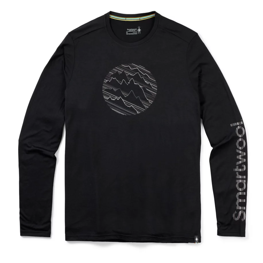 Smartwool Men’s Merino Sport 150 Topo Storm Long Sleeve Graphic Tee