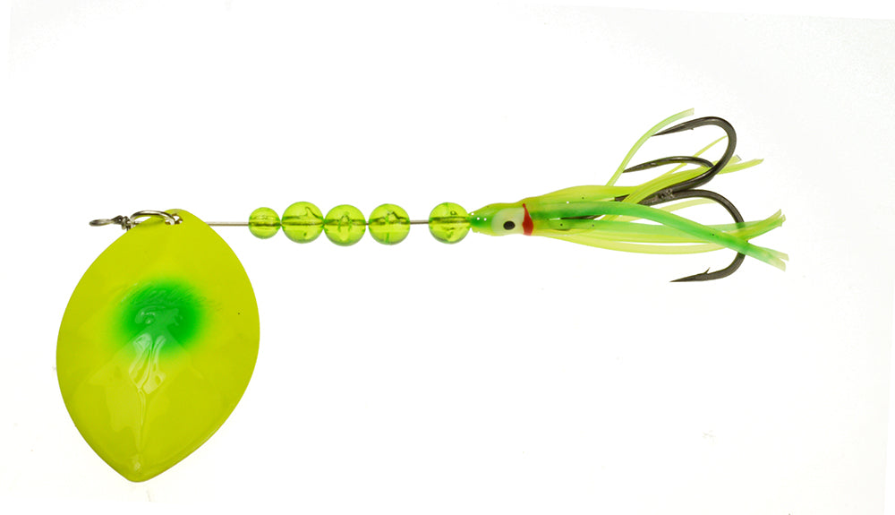 Yakima Bait Mulkey's Guide Flash Uv Salmon Trolling Squid Spinner