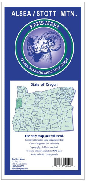 Rams Oregon Game Management Unit Maps