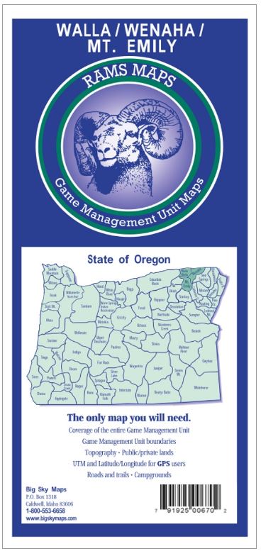 Rams Oregon Game Management Unit Maps