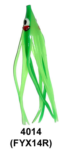 Gold Star Yamashita 2-1/4" Mini Octopus Hoochies 5Pk