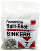 Danielson Removable Round Split-Shot Sinkers ZZZ