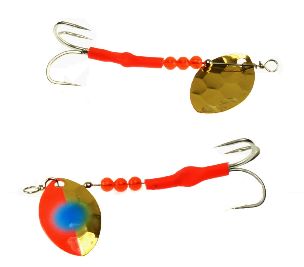 VIP Outdoors 3.5 Cascade Salmon Spinner 2-Pk