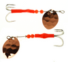 VIP Outdoors 3.5 Cascade Salmon Spinner 2-Pk