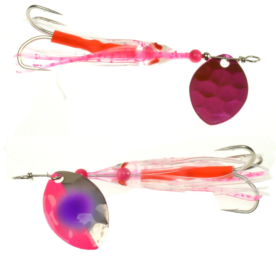 VIP Outdoors 3.5 Cascade Salmon Spinner 2-Pk