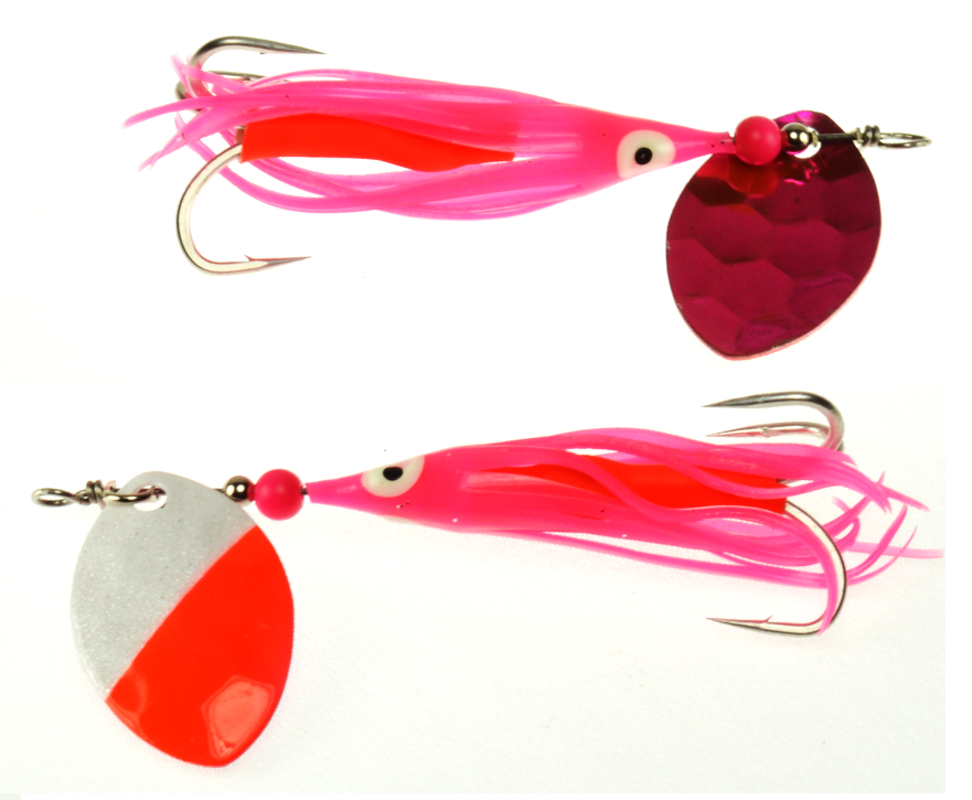 VIP Outdoors 3.5 Cascade Salmon Spinner 2-Pk
