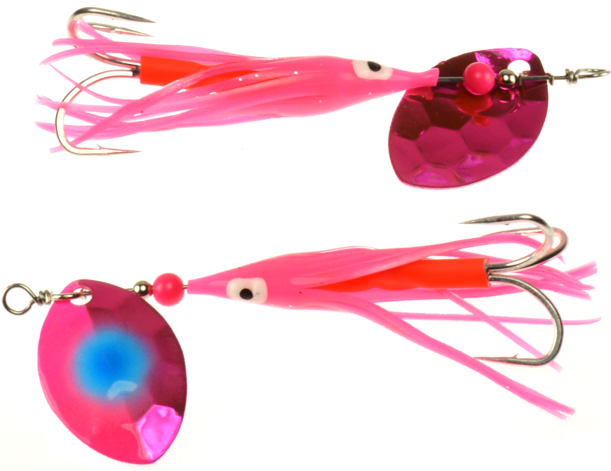 VIP Outdoors 3.5 Cascade Salmon Spinner 2-Pk